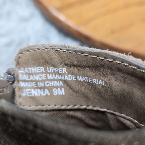 Violet & Red Jenna Womens Size 9M Brown Suede Luxury Tasseled Chelsea Boots - Picture 8 of 11